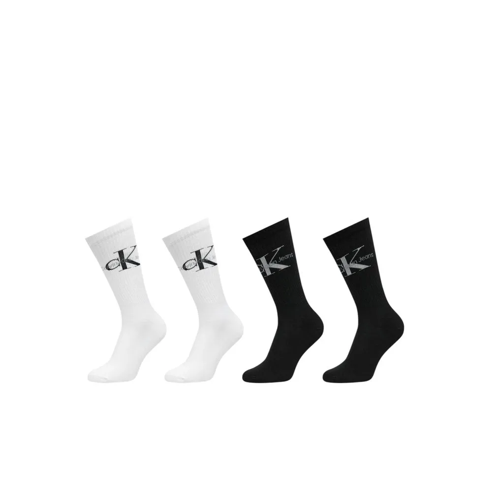 Calvin Klein Men's Black Cotton Sock