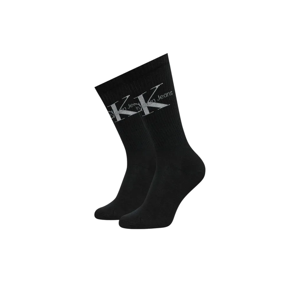 Calvin Klein Men's Black Cotton Sock