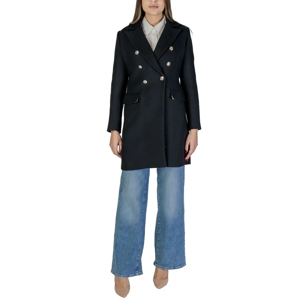 Morgan De Toi Women's Black Wool Jackets & Coat