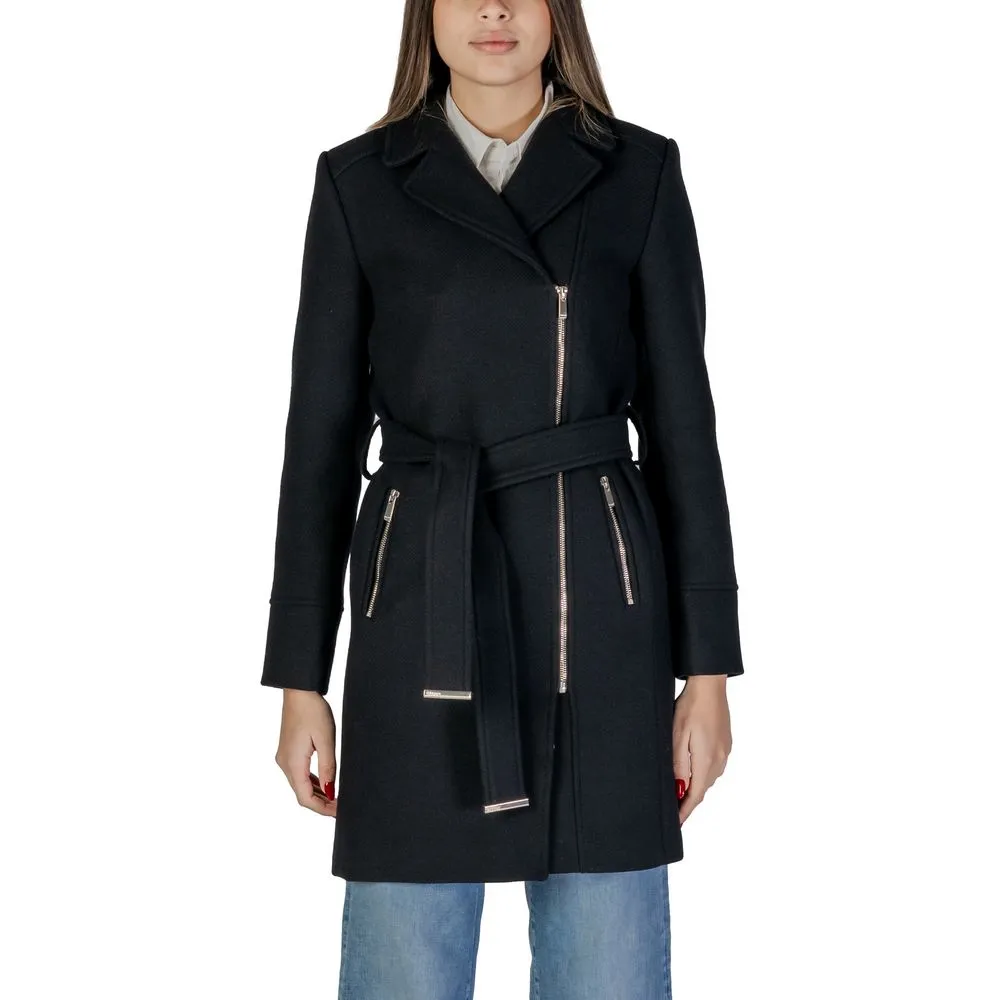 Morgan De Toi Women's Black Wool Jackets & Coat