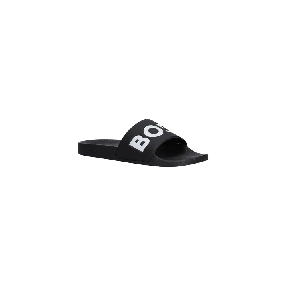 Hugo Boss Men's Black Pvc Sandal