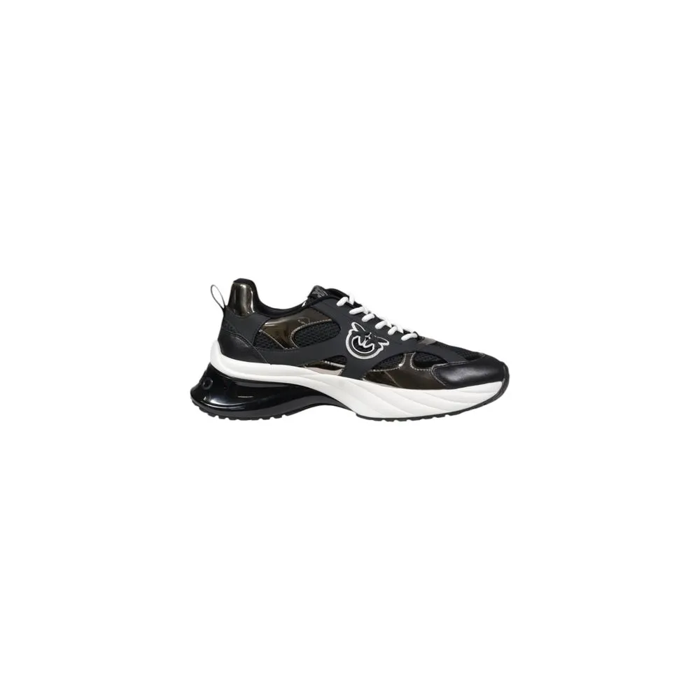PINKO Women's Black Leather Sneaker