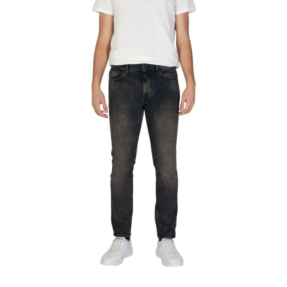 Hugo Boss Men's Blue Cotton Jeans & Pant