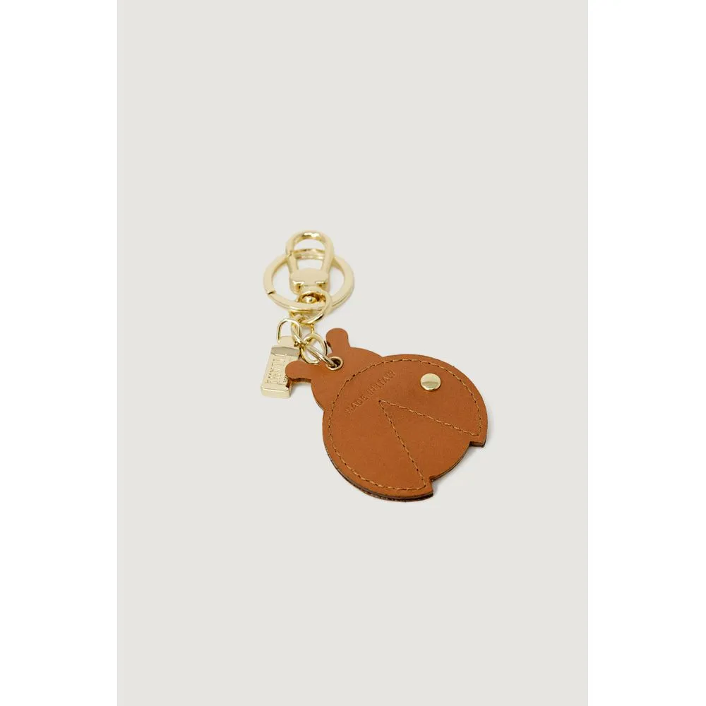 Alviero Martini Prima Classe Women's Beige Leather Keychain