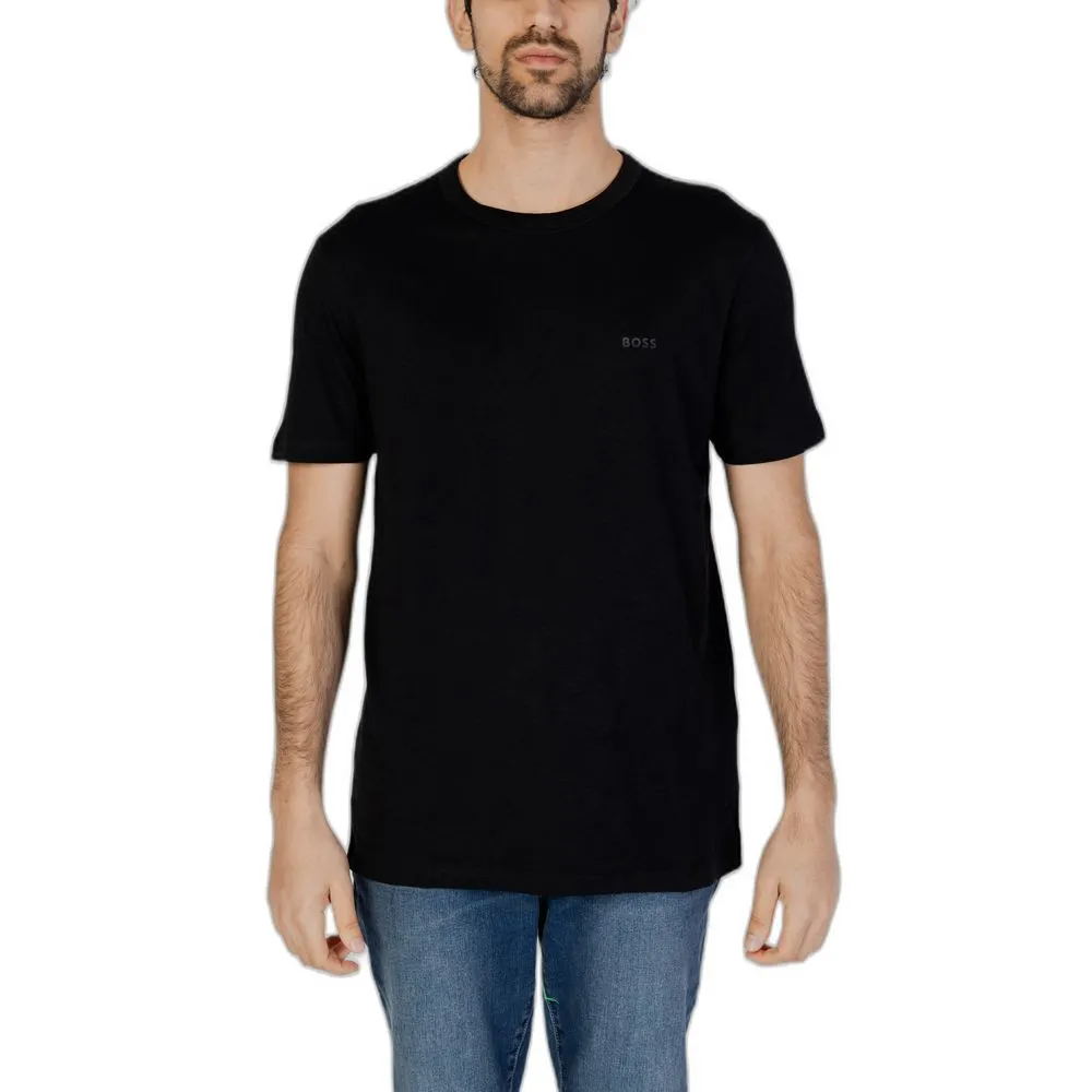 Hugo Boss Men's Black Cotton T-Shirt