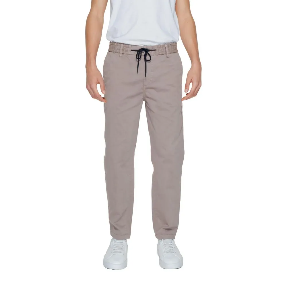 Hugo Boss Men's Brown Cotton Jeans & Pant