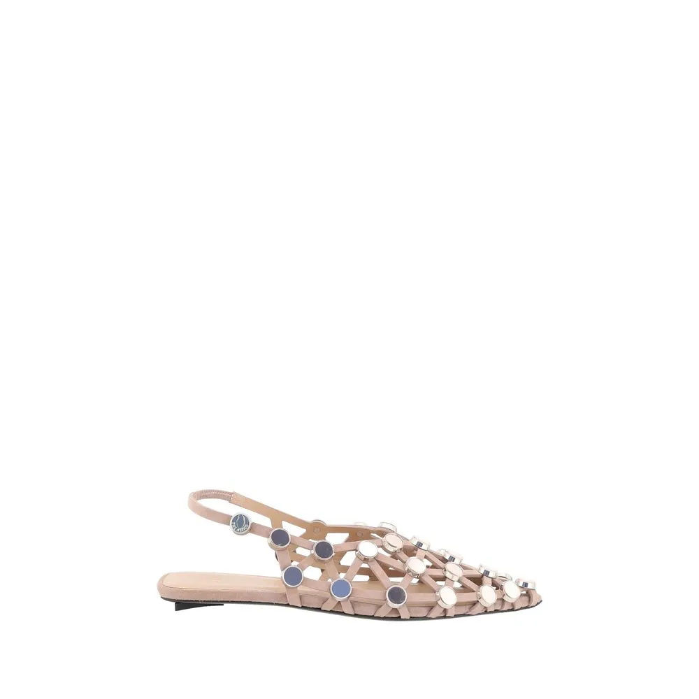 The Attico Women's Grid Ballerinas
