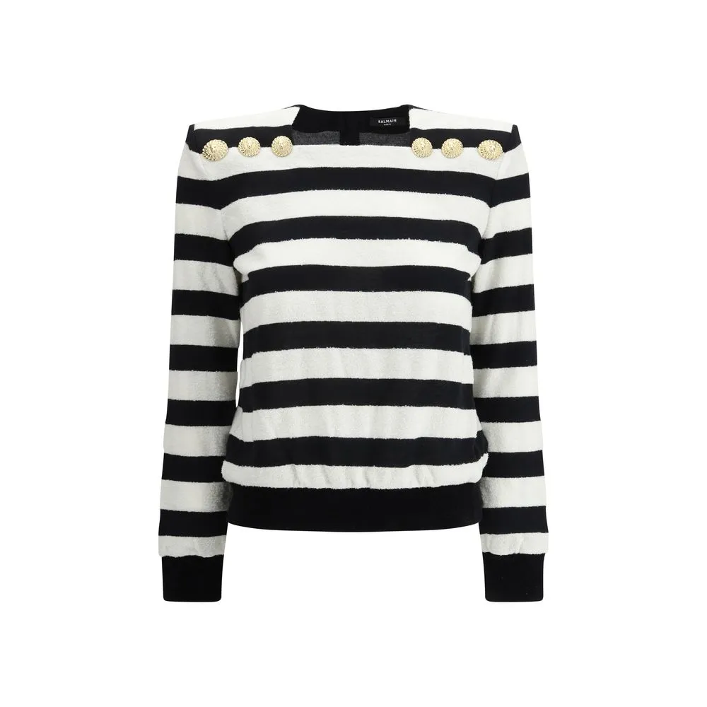 Balmain Women's Striped Sweater