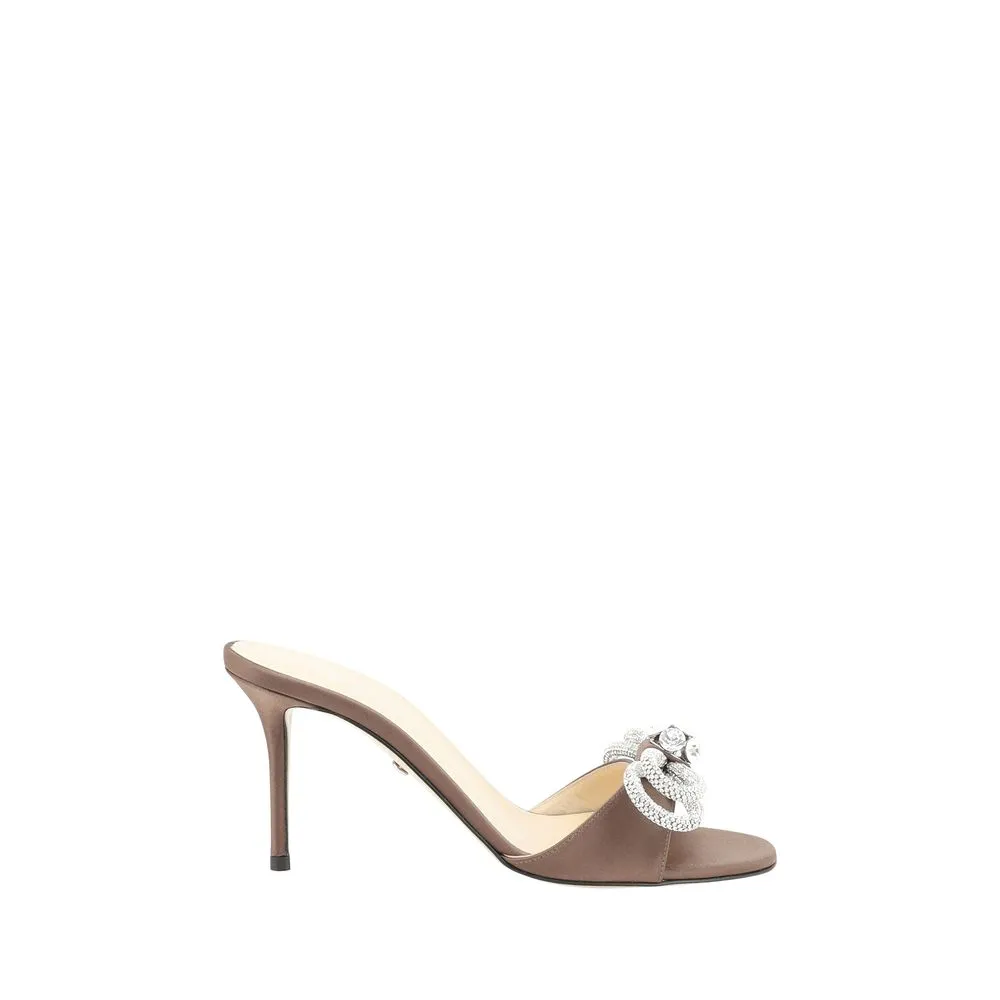 MACH & MACH Women's Double Bow Round Sandals