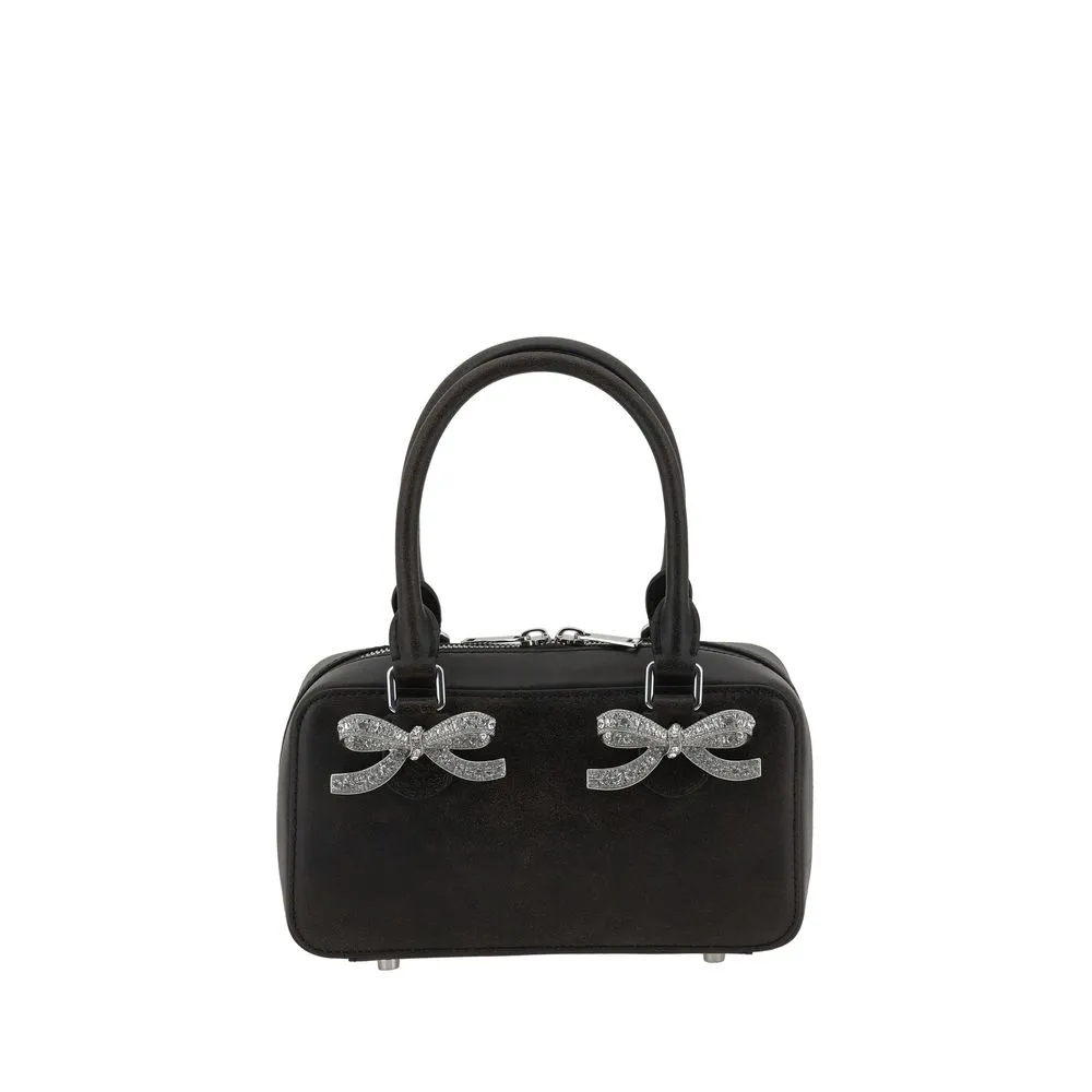 Self-Portrait Women's Black Distressed Handbag
