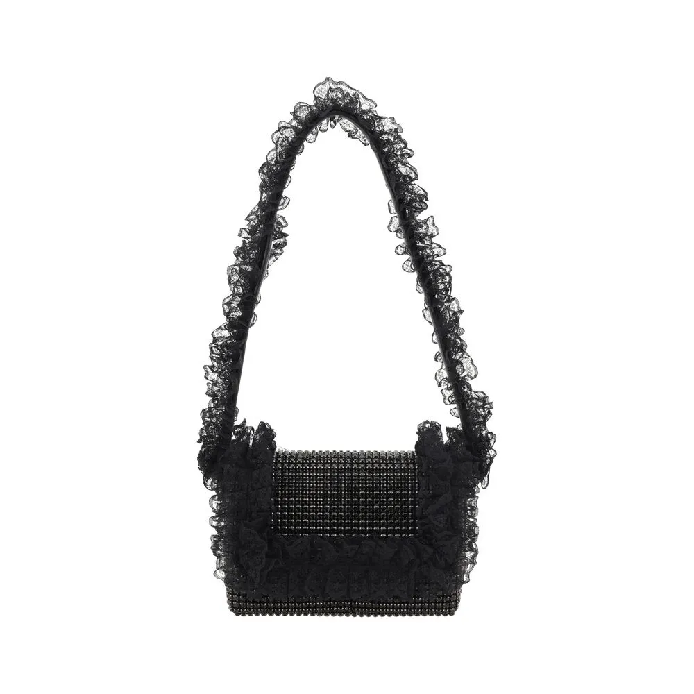 Self-Portrait Women's Crystal Lace Shoulder Bag