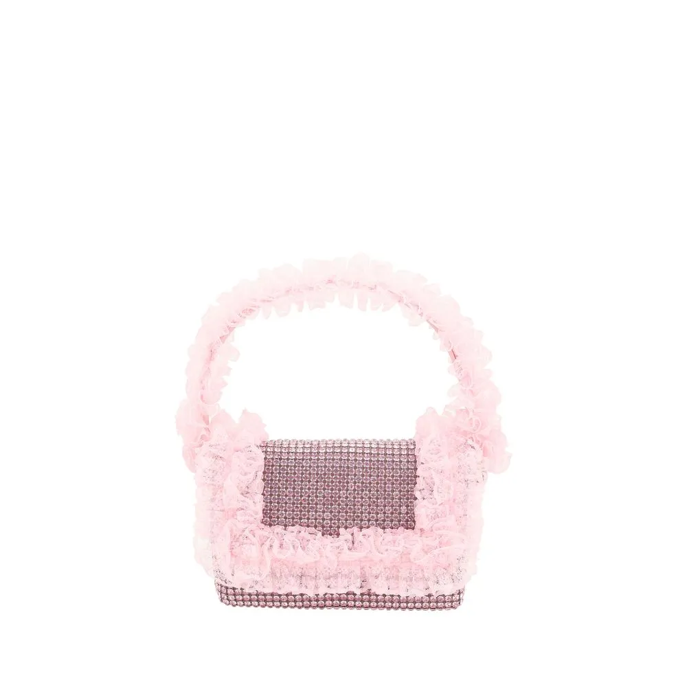 Self-Portrait Women's Crystal Lace Shoulder Bag