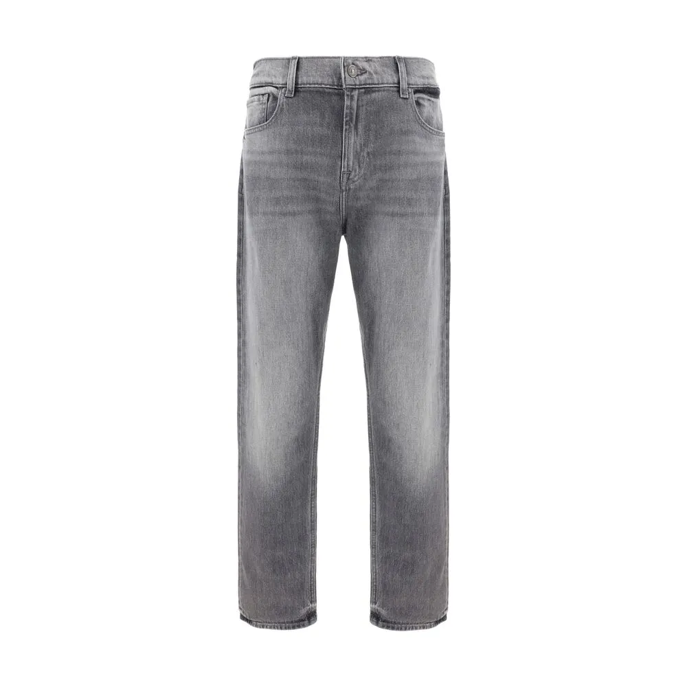 7FOR Men's Check Off Jeans