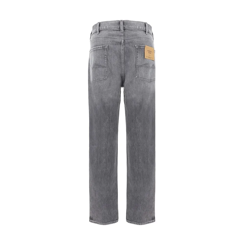 7FOR Men's Check Off Jeans