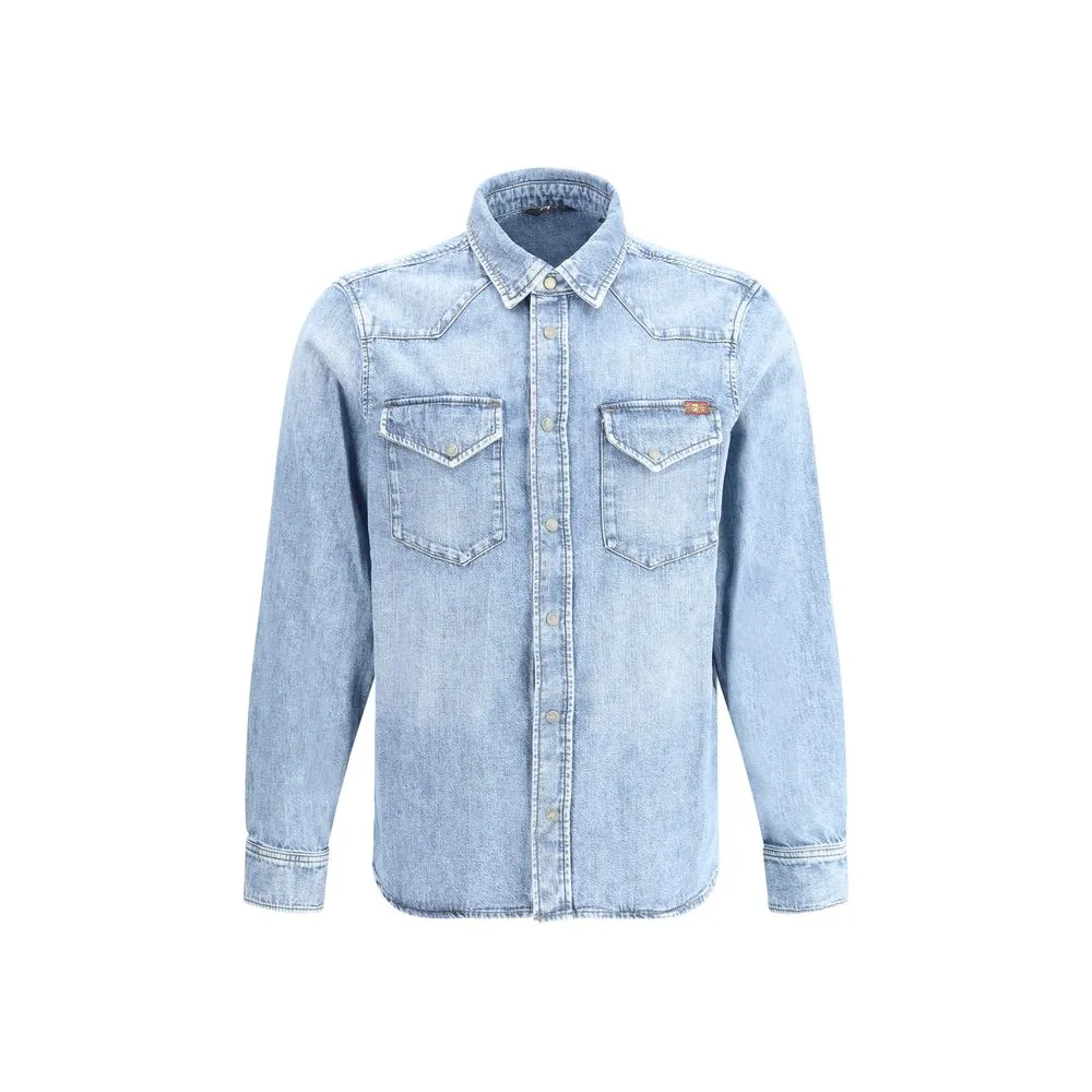 7FOR Men's Western Shirt