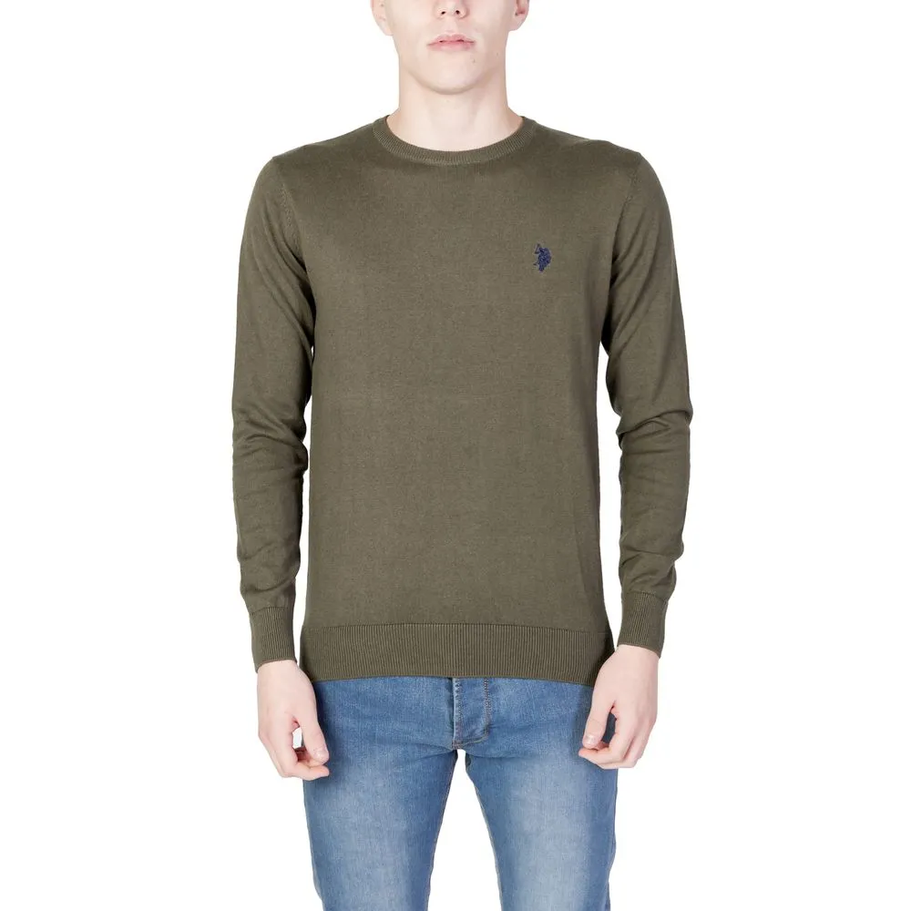 U.S. POLO ASSN. Men's Green Cotton T-Shirt