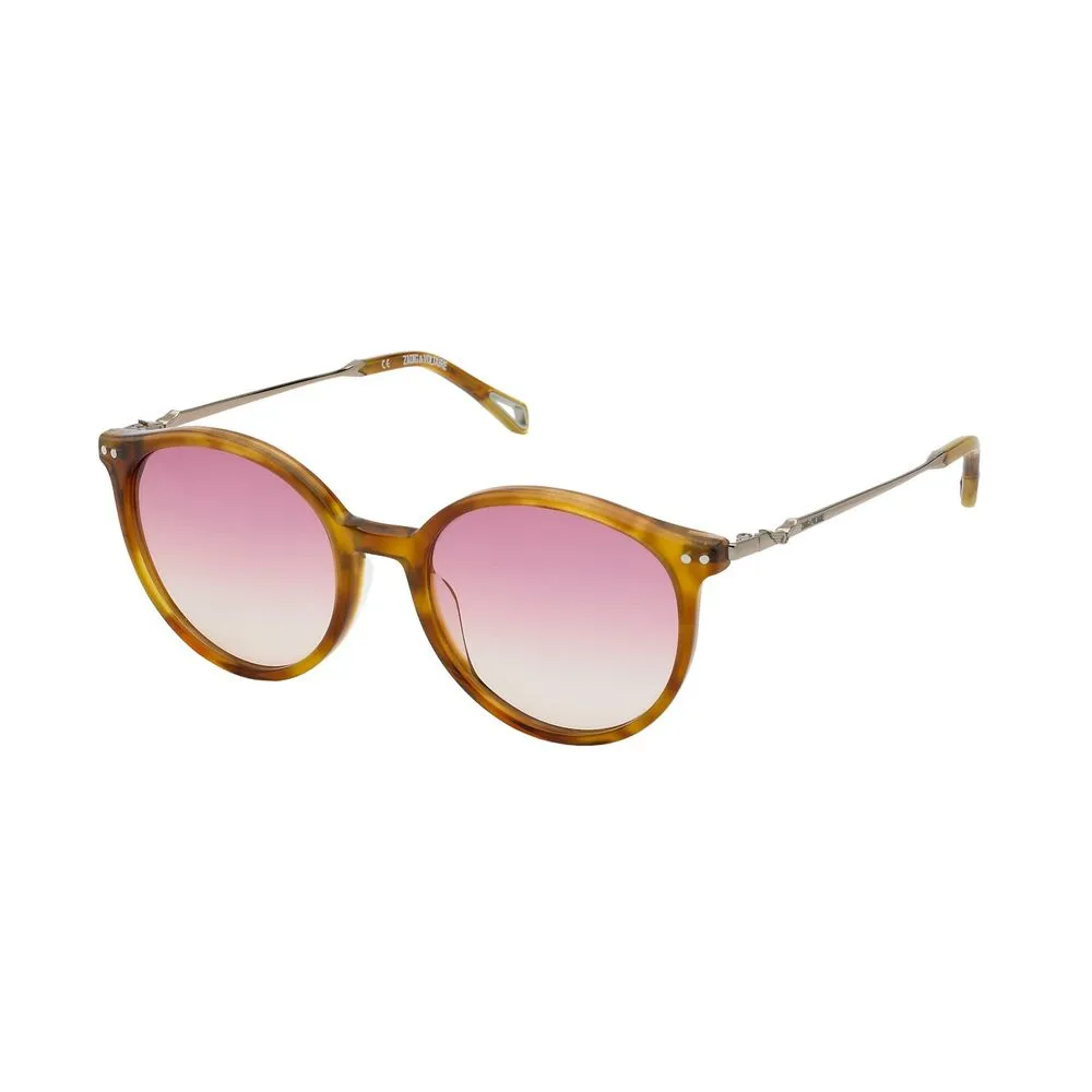 Zadig & Voltaire Women's Brown Acetate Sunglasses