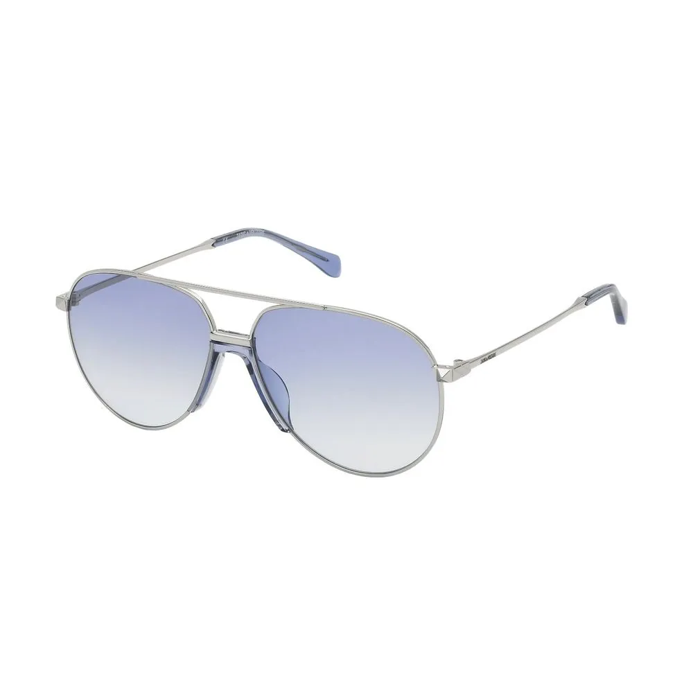 Zadig & Voltaire Unisex Gray Metal Sunglasses