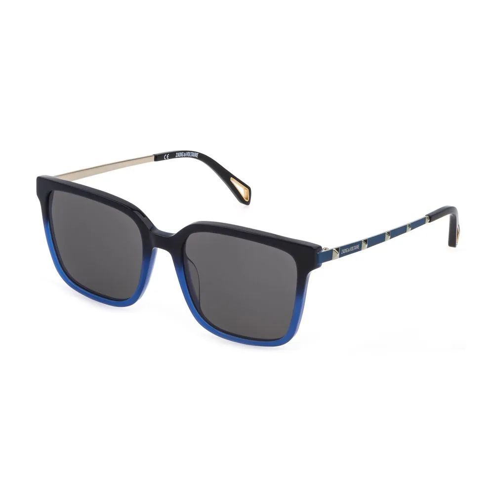 Zadig & Voltaire Women's Blue Acetate Sunglasses