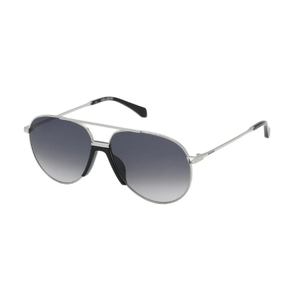 Zadig & Voltaire Unisex Gray Metal Sunglasses