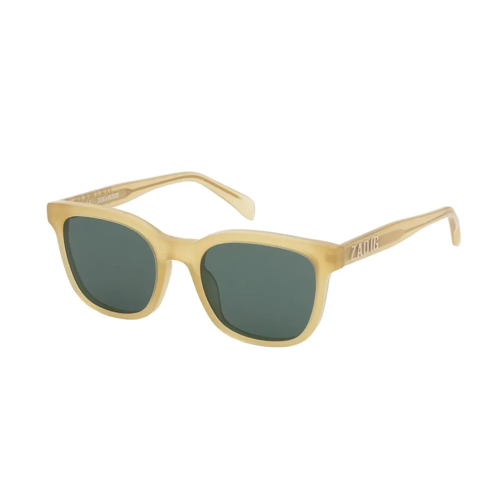 Zadig & Voltaire Unisex Brown Acetate Sunglasses