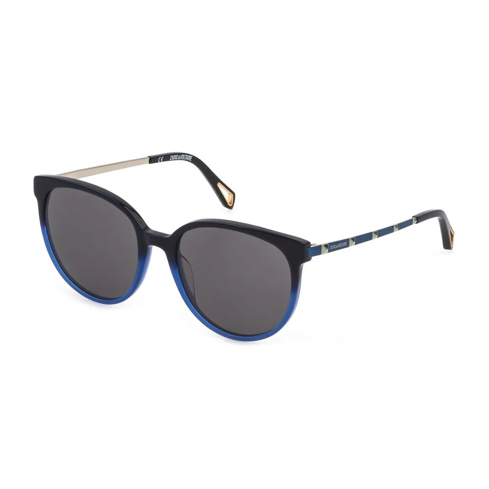 Zadig & Voltaire Women's Blue Acetate Sunglasses