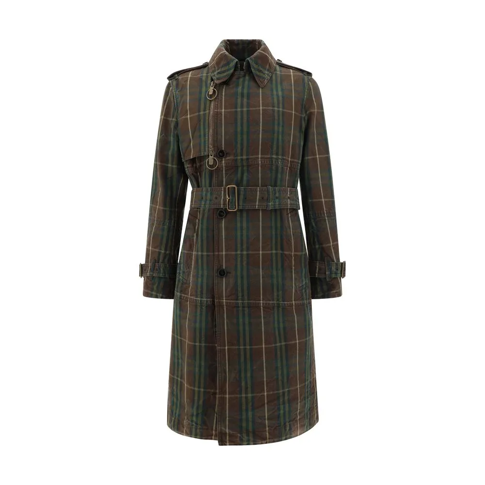 Burberry Men's Breasted Trench Jacket