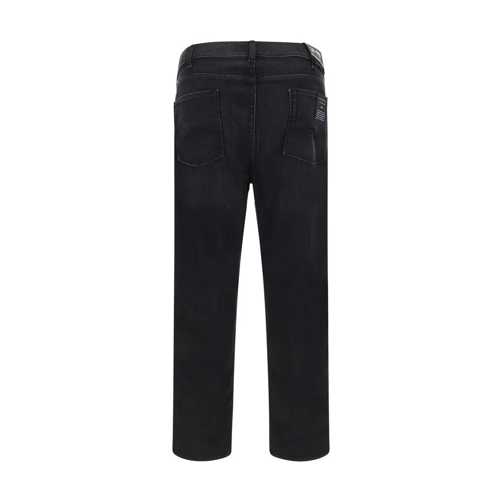 7FOR Men's Slimmy Blackburn Denim Pants