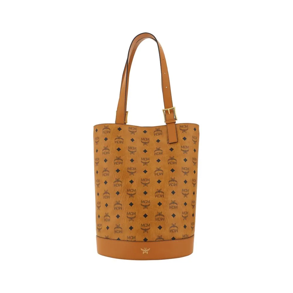 MCM Women's Aren Tote Bucket Bag