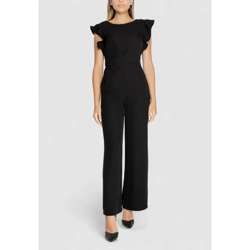 Rinascimento Women's Black Polyester Suits & Blazer
