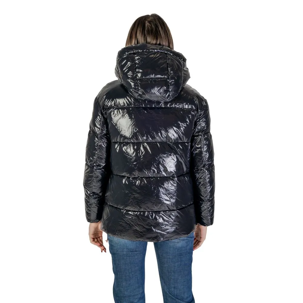 Blauer Women's Black Polyamide Jackets & Coat