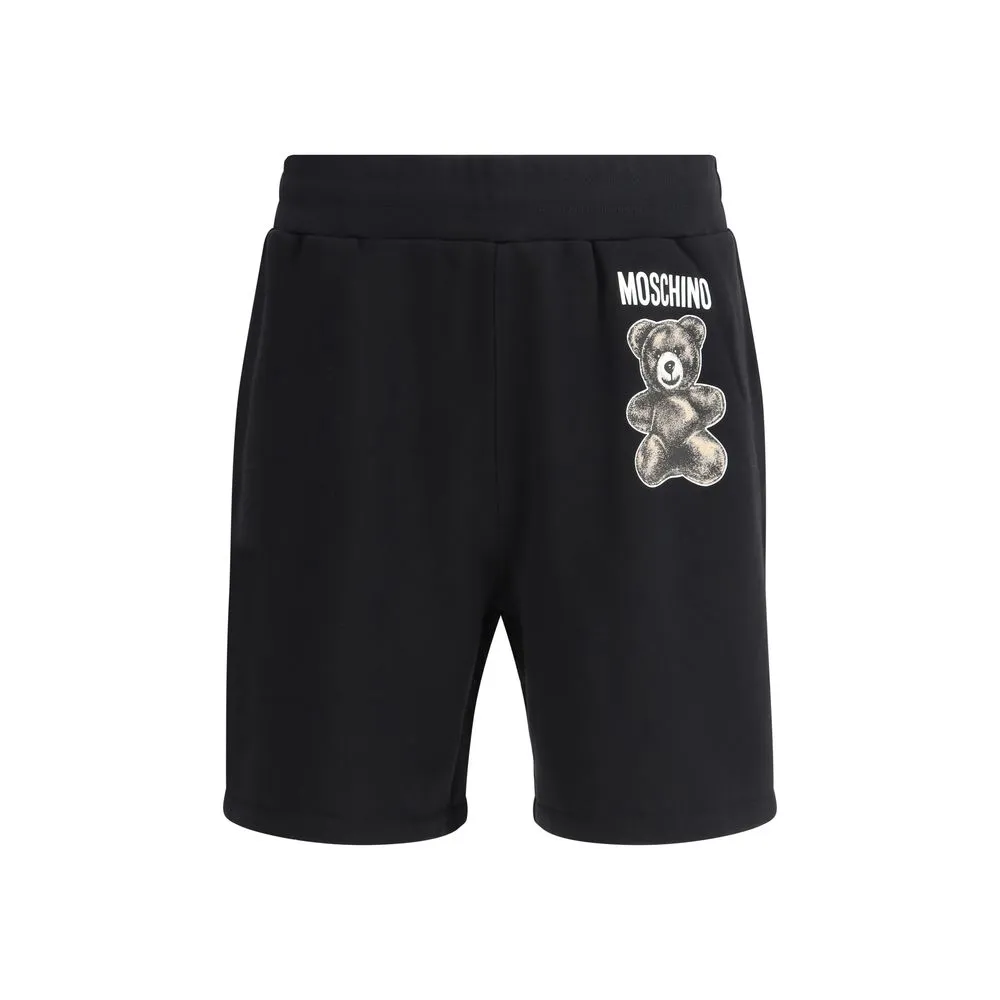 Moschino Men's Logo Sweatpants Shorts
