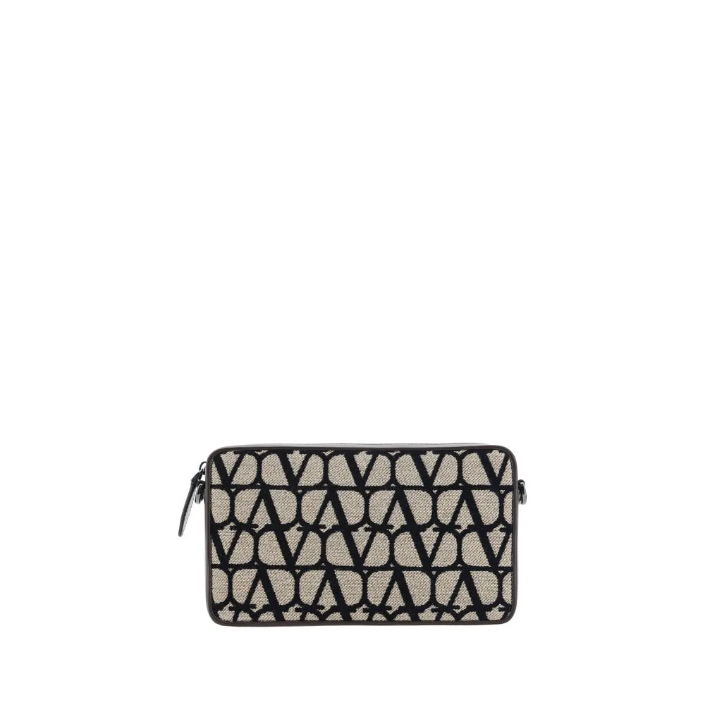 Valentino Garavani Men's Toile Iconographe Shoulder Bag