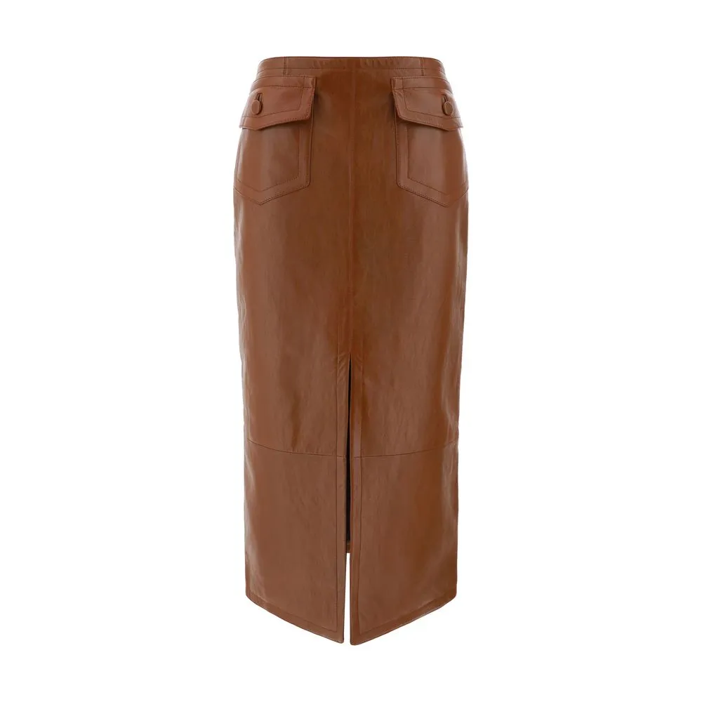 Chloé Women's Leather Skirt