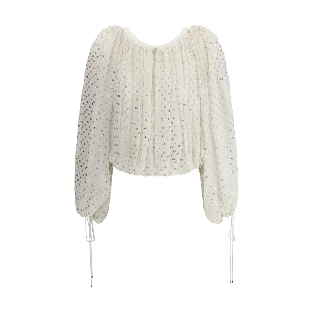 Chloé Women's Off-Shoulder Shirt