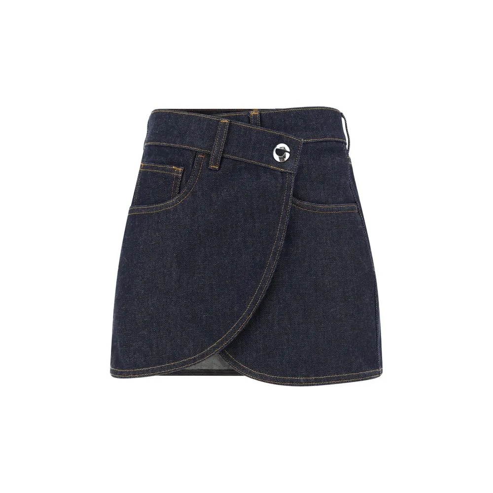 Coperni Women's Denim Mini Skirt