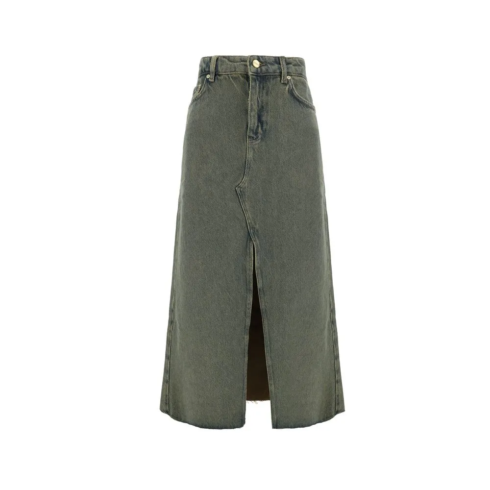 Ganni Women's Denim Skirt