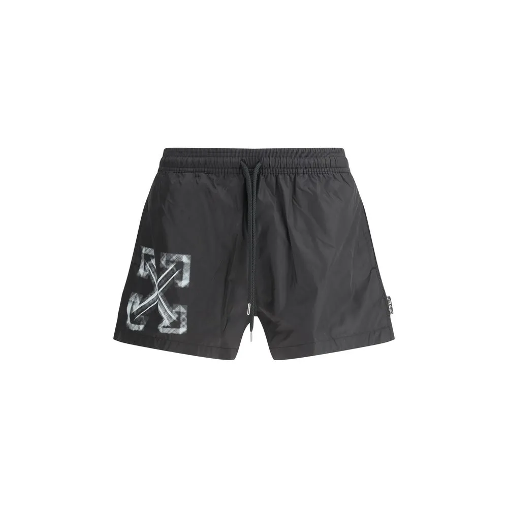 Off-White Men's Vibe Arrow Swimshorts