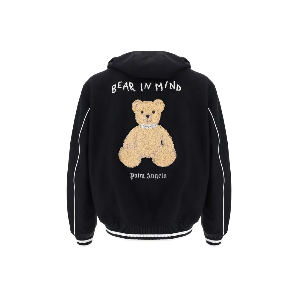 Palm Angels Men's Bear In Mind Varsity Jacket