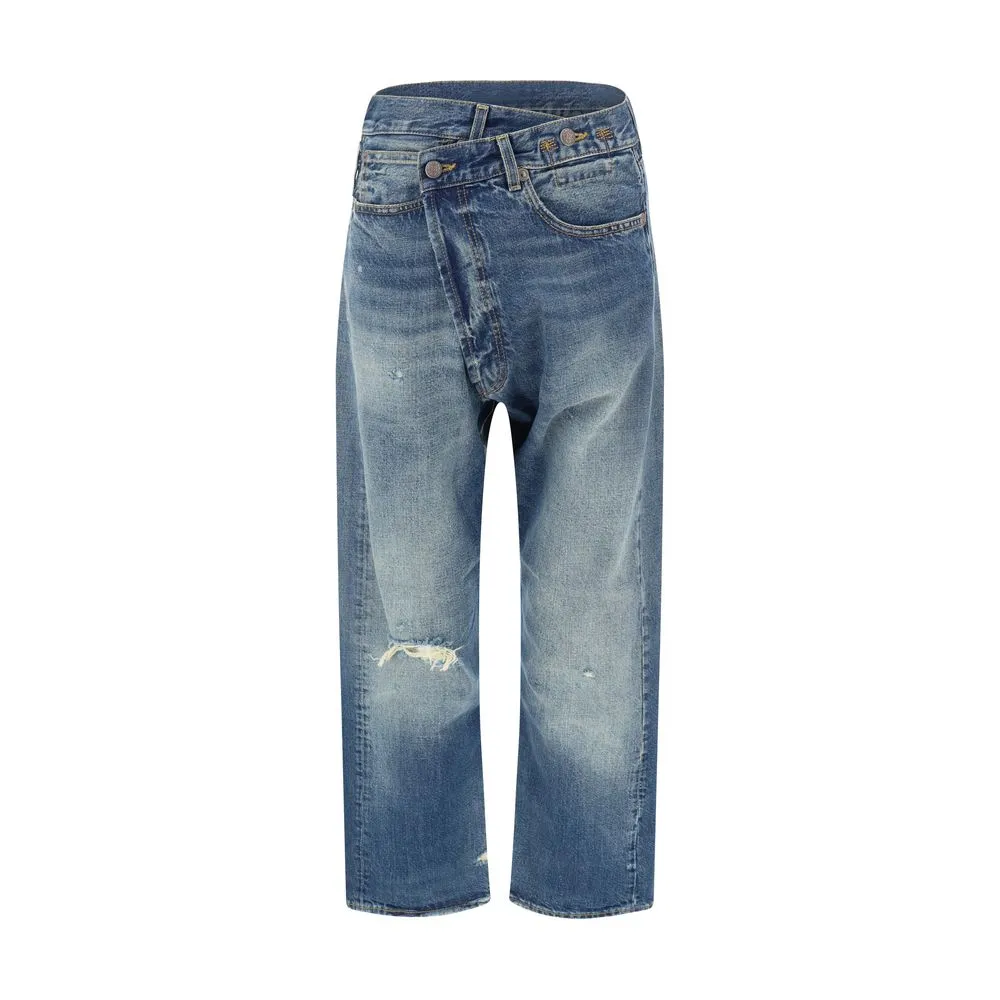 R13 Women's Cross Over Jeans