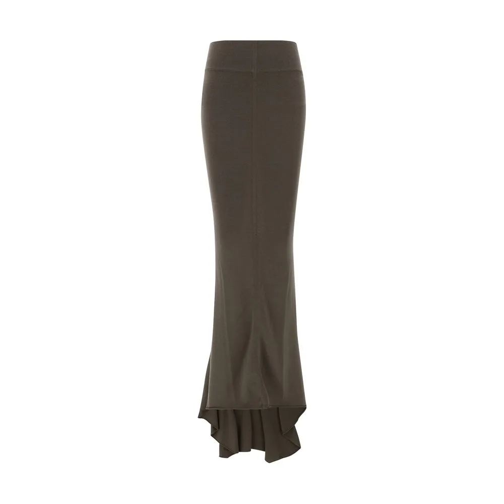 Rick Owens Women's Dauphine Long Skirt