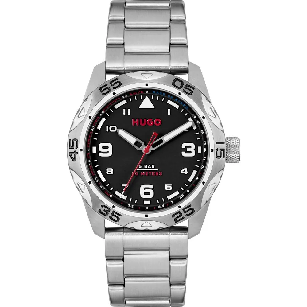 Hugo Boss Men's Gray Stainless Steel Watch