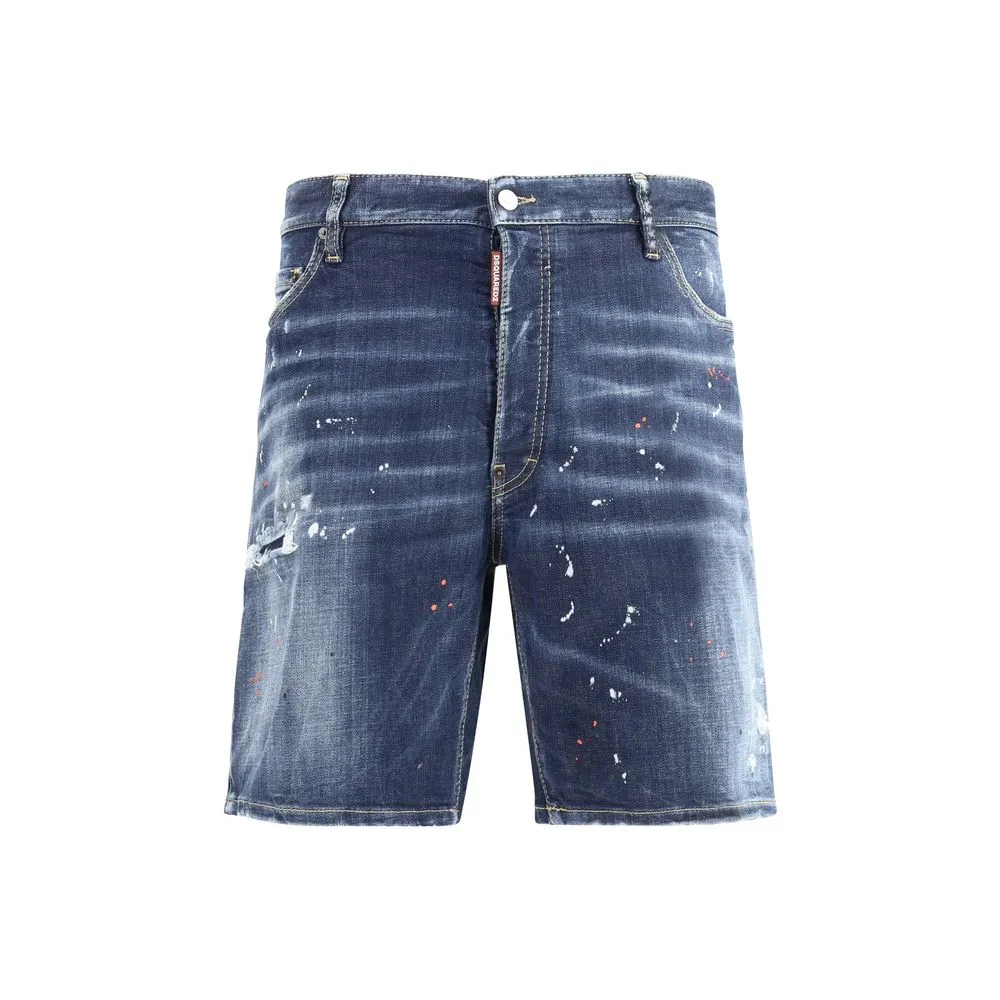 Dsquared² Men's Marine Denim Shorts