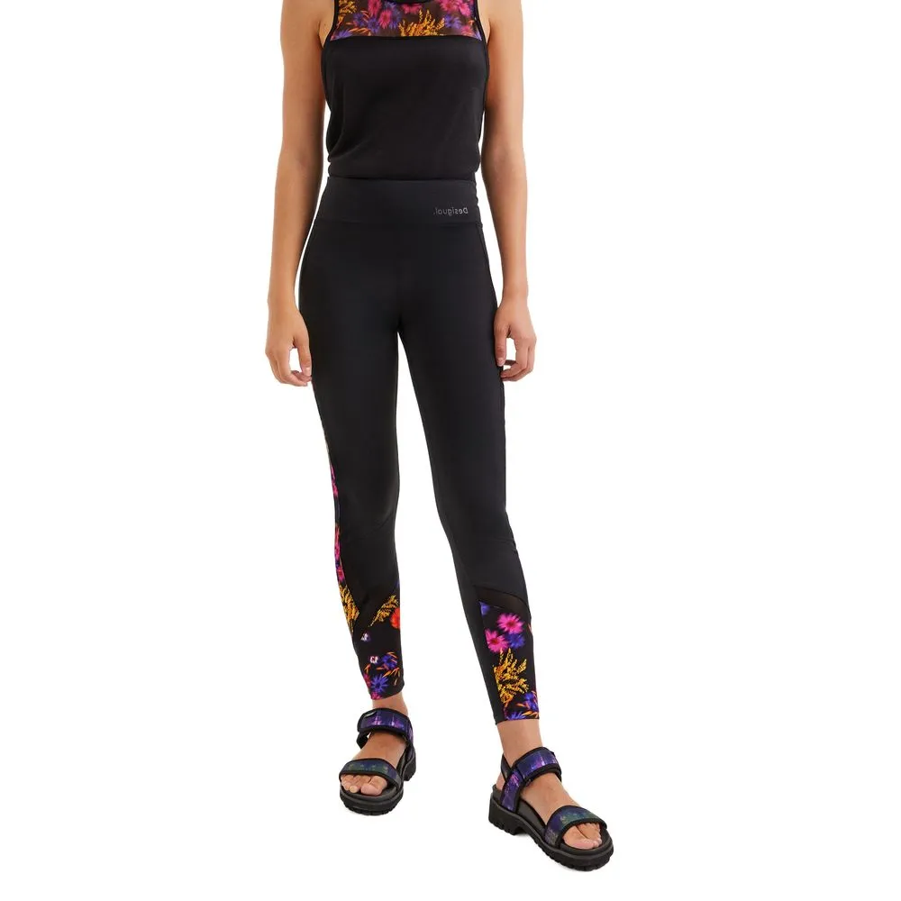 Desigual Women's Black Elastane Jeans & Pant