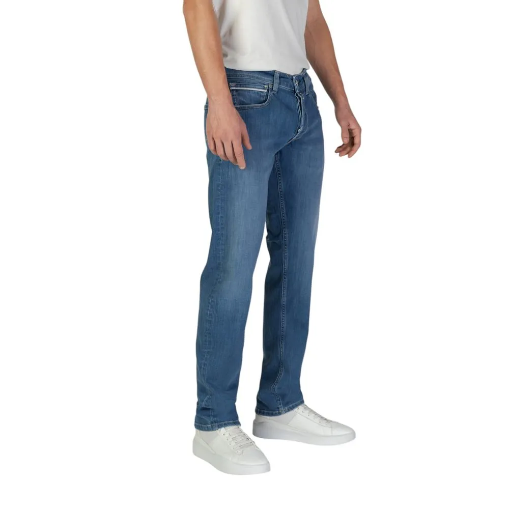 Replay Men's Blue Cotton Jeans & Pant