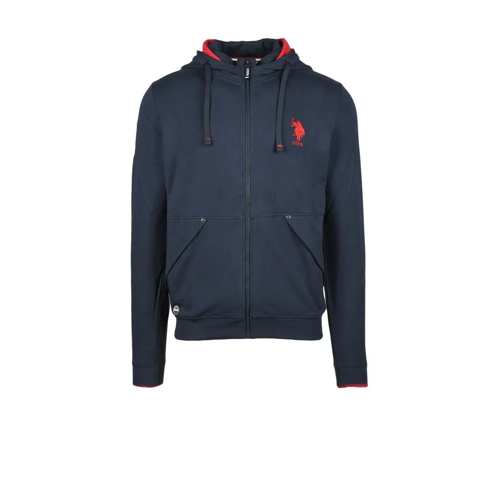U.S. POLO ASSN. Men's Blue Cotton Sweater