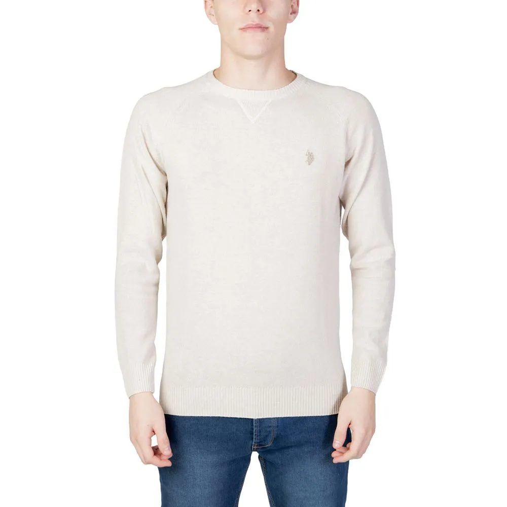 U.S. POLO ASSN. Men's Beige Wool T-Shirt