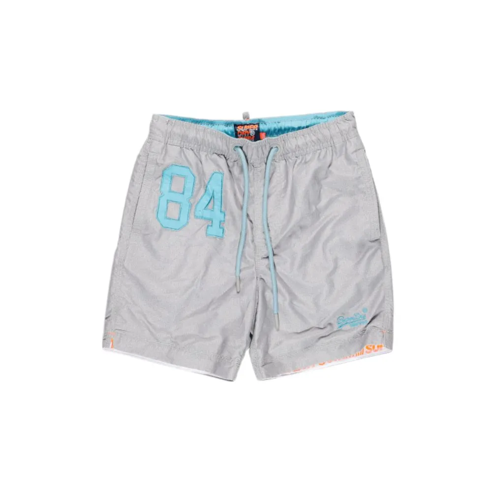 Superdry Men's Gray Polyester Swimwear