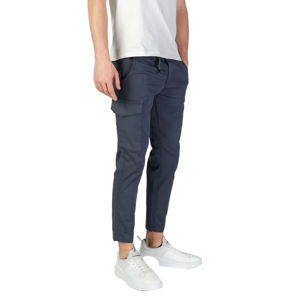 Refrigiwear Men's Blue Cotton Jeans & Pant