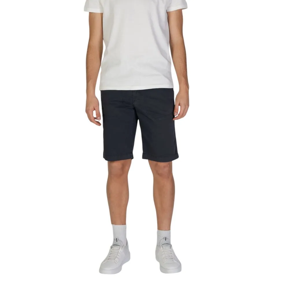Refrigiwear Men's Blue Cotton Short